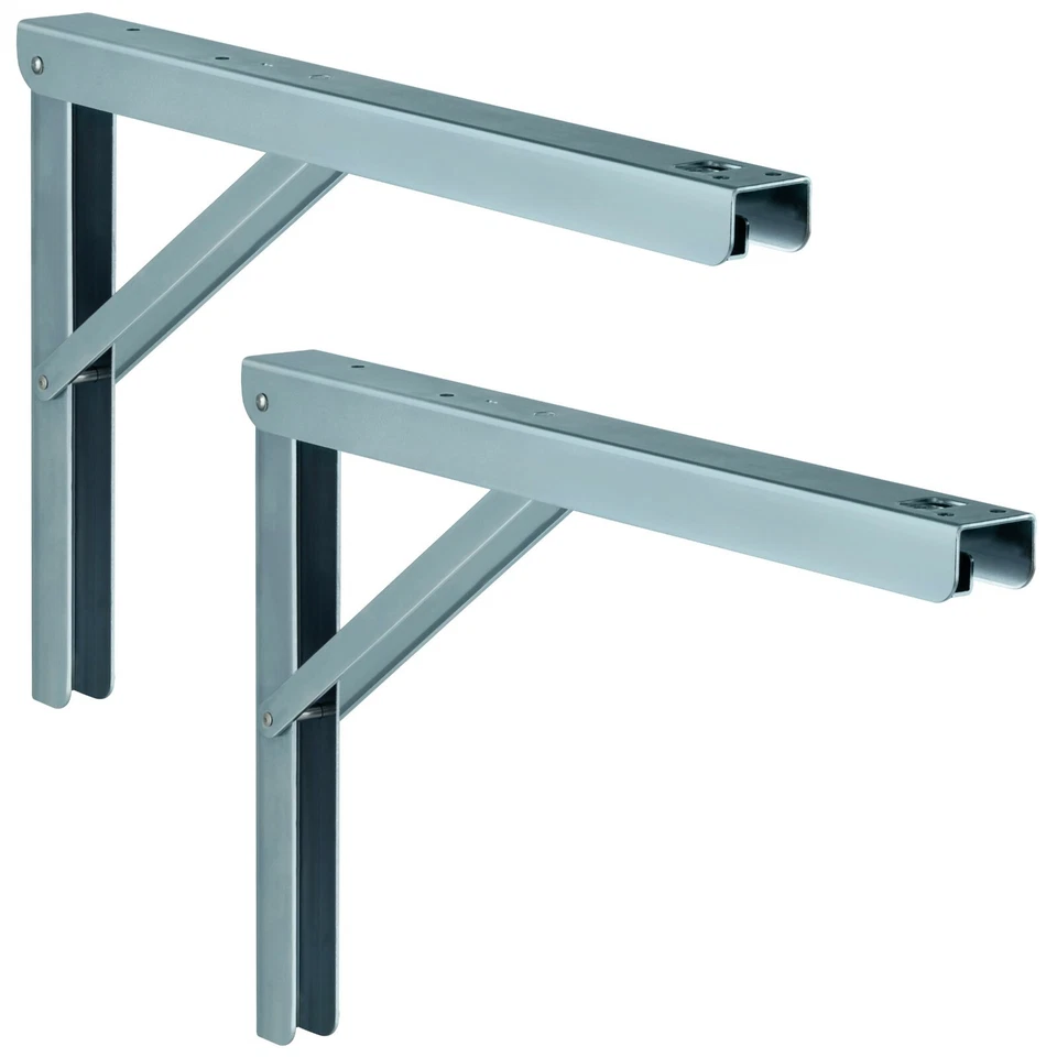 Häfele Staffa Sostegno Ribalta Regolabile Parte Ribaltabile Acciaio Schwerlast - Immagine 4 di 4