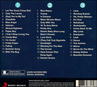 ROY ORBISON * 45 Greatest Hits * NEW 3-CD Boxset * All Original