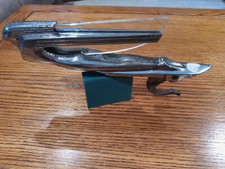 1 1938 Cadillac V8 Hood Ornament Original W Hood Latch