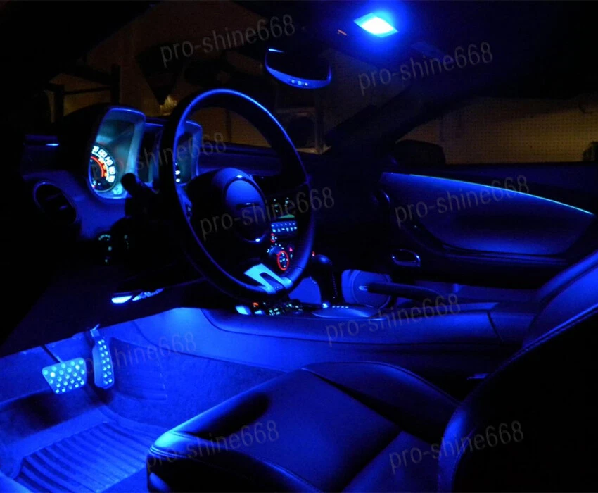 Kit de paquete de bombillas interiores LED azules de 14 piezas para automóvil Acura CL 1998-1999 Foto 4 de 4