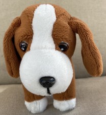 Our Generation Pet Dog Plush w/ Posable Legs Basset Hound with camouflage collar