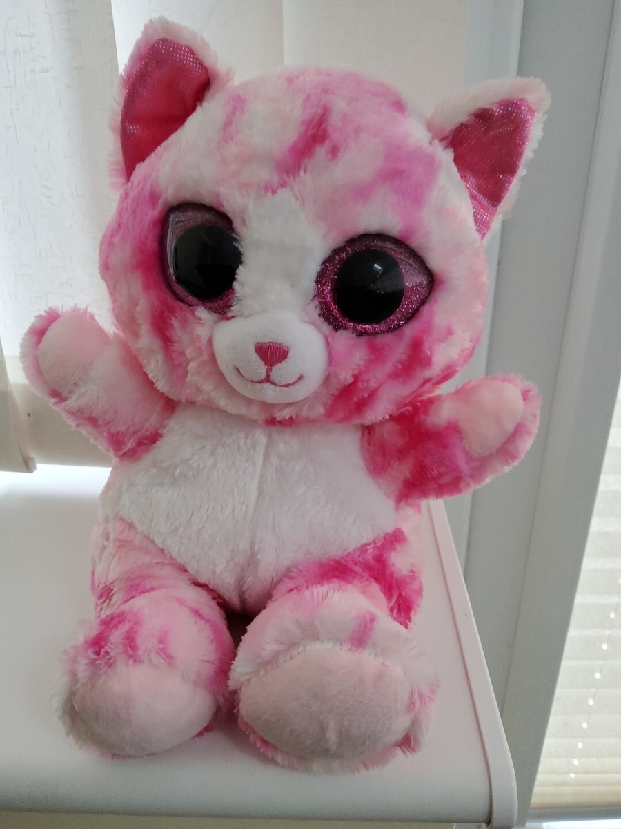 White Peluche Animotsu Keel Toys Animotsu Cat Soft Toy 10