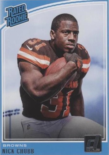2018 Panini Donruss - Rated Rookie Nick Chubb #308 (RC) TD0253 | eBay