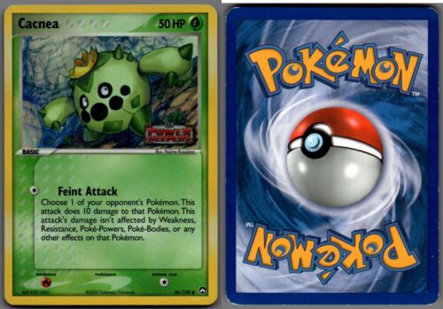 2007 Pokemon, EX Power Keepers, #46/108 Cacnea, Reverse Holo Common - Picture 1 of 1