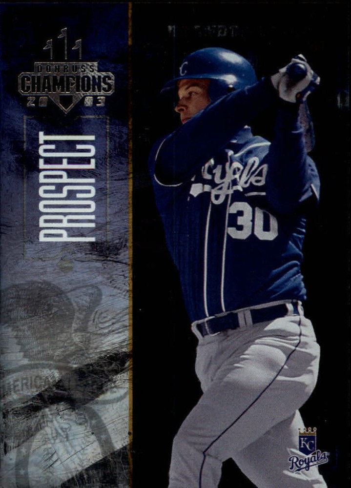 2003 Donruss Champions Metalized Royals Baseball Card #127 Brandon Berger/100