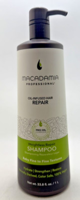 Macadamia Oil-Infused Hair Repair Shampoo *Choose Your  Style* 33.8 fl oz / 1 L