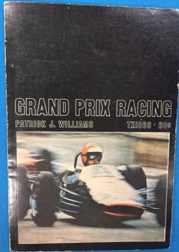 GRAND PRIX RACING by Patrick J Williams (1968) Scholastic illustrated SC