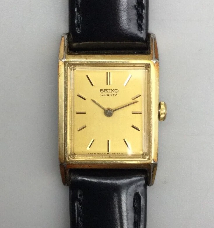 Seiko tank cheap watch womens