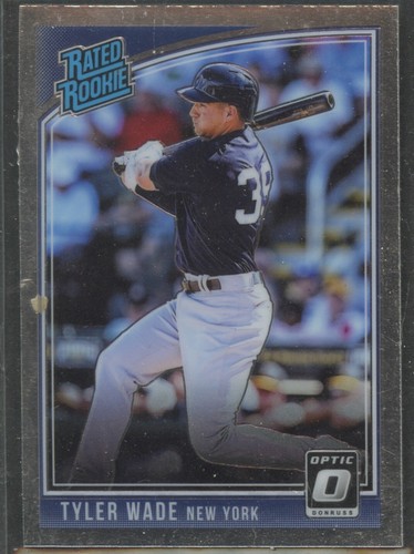 2018 Panini Donruss Optic Rated Rookie #52 Tyler Wade New York Yankees ...