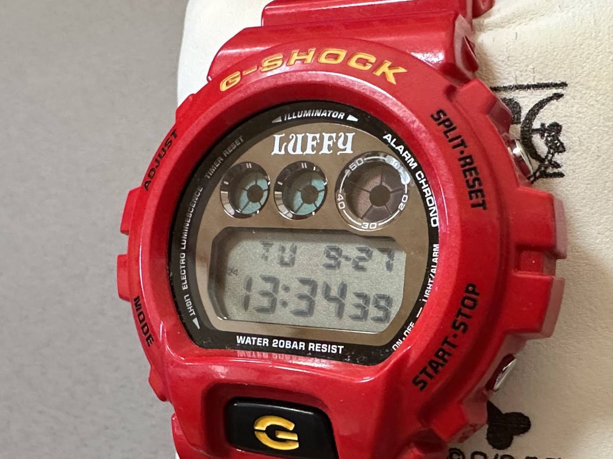 Casio G-SHOCK x ONE PIECE Monkey D. Luffy Model DW-6900FS