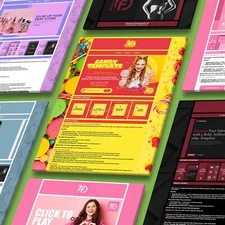 Sweet Candy Store Design – Custom eBay Listing Template + Storefront Branding