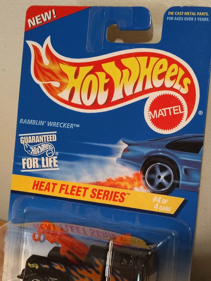 Hot Wheels Heat Fleet Series #4 1996 Ramblin Wrecker 16913 servicio chisporroteante #540 Foto 4 de 4