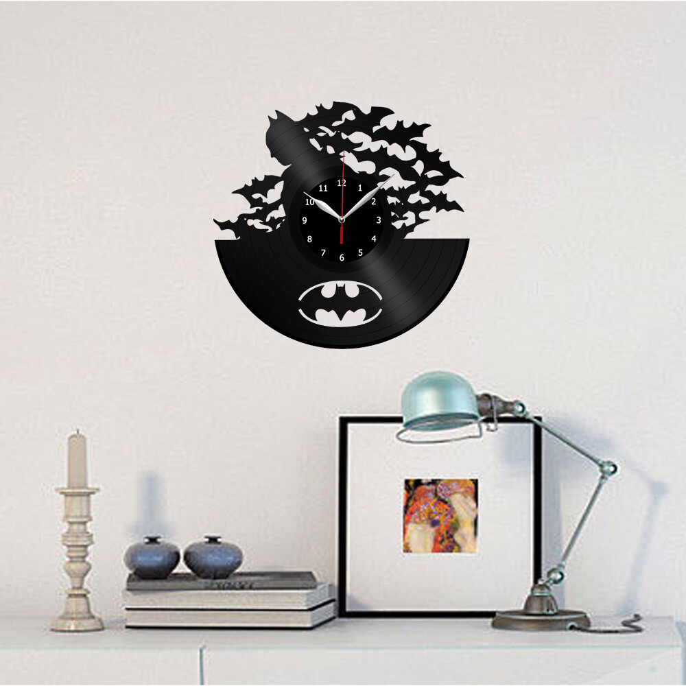 Batman Vinyl Record Wall Clock Decor Clock Home Fan Art 12