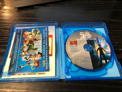Disney Mars Needs Moms 3D (3D Blu-ray/DVD, 2011, 4-Disc Set, No