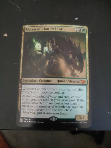 Meren of Clan Nel Toth - Oversized Foil 49/342 NM MTG Commander 2015 ...