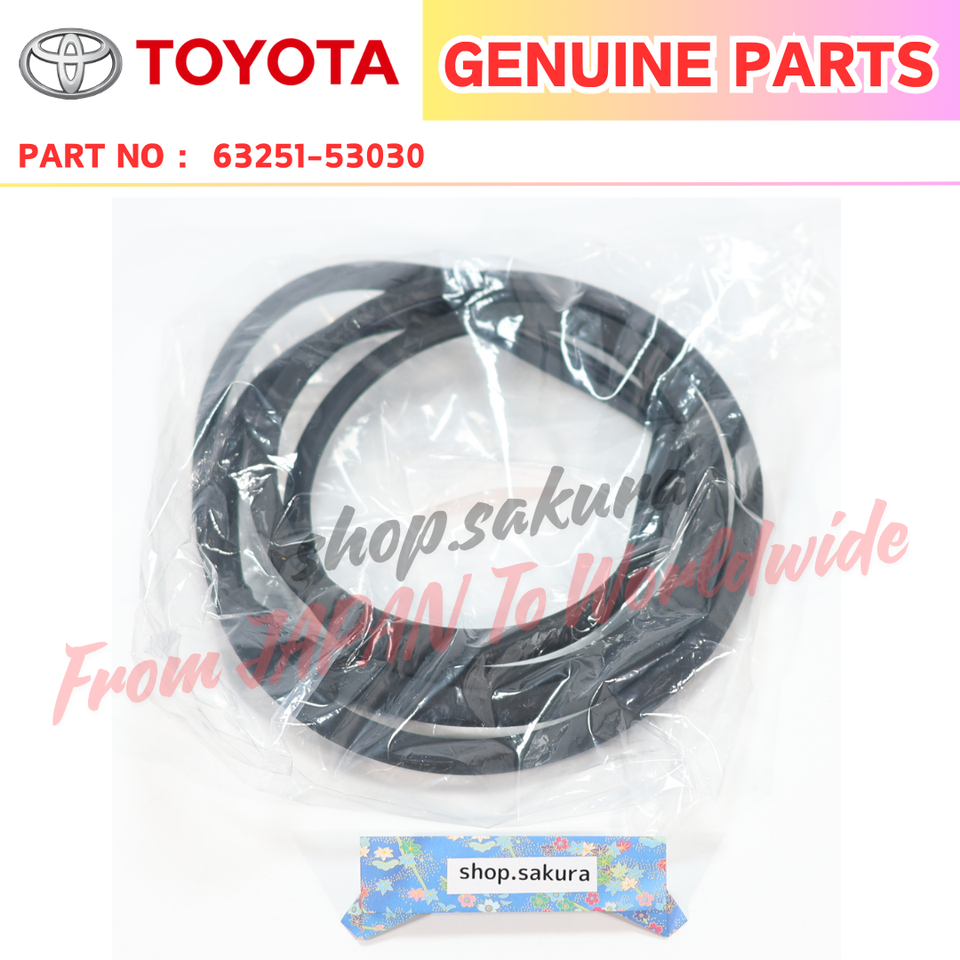 63251-30100 TOYOTA GENUINE OEM SUNROOF WEATHERSTRIP CAMRY LEXUS - Foto 4