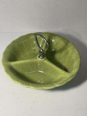 Lane & Co. Van Nuys Ca USA Divided Serving Dish