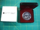 1980 ROYAL CANADIAN MINT PROOF SILVER DOLLAR ARTIC TERRITORIES POLAR BEAR COIN