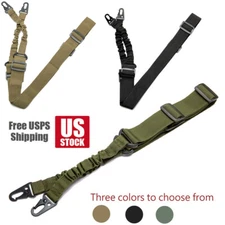 Heavy Duty Tactical Single Point Gun Rifle Sling w/ Quick Detach QD Buckle Hot