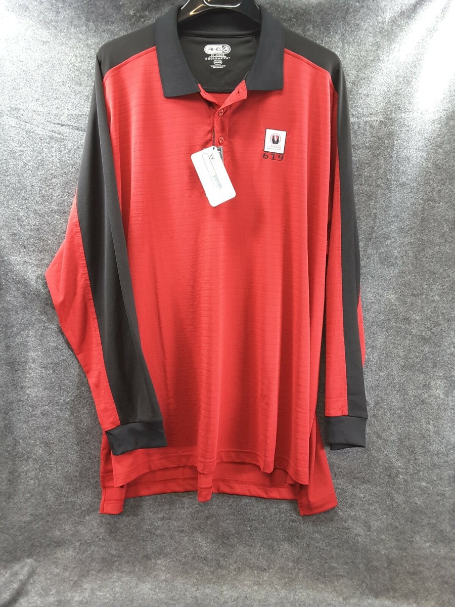 COCA COLA POLO GOLF SHIRT XXL RED WITH LOGO ON COLOR EX ++ COND