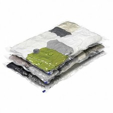Store Smart Pack of 3 Vacuum Storage Space Saver Ziplock Bags : 2 XL 1 Jumbo