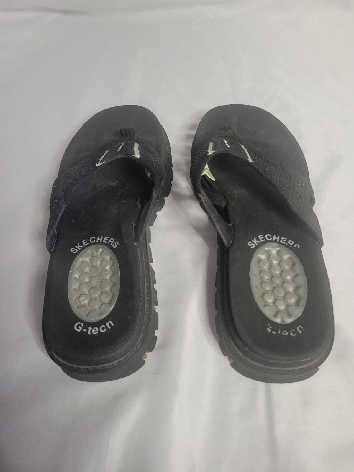 Skechers G-Tech Chunky Black Jammers (Size 9) image 4