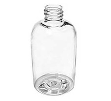 10 pack 4 OZ. CLEAR BOSTON ROUND BOTTLES BPA free plastic bottles