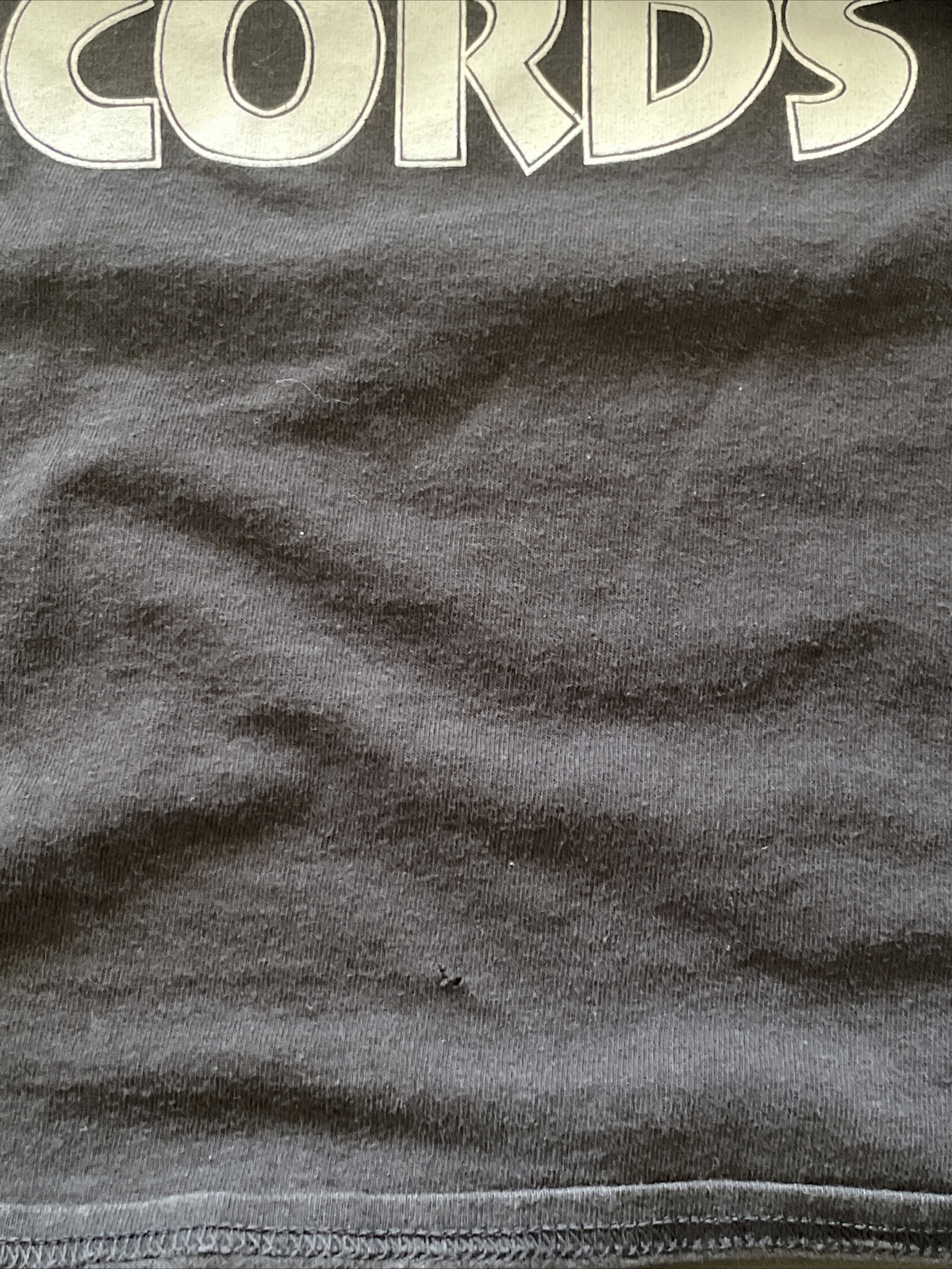 FILA T shirt Death Row Records nera cotone manica corta logo grafica uomo taglia 2X