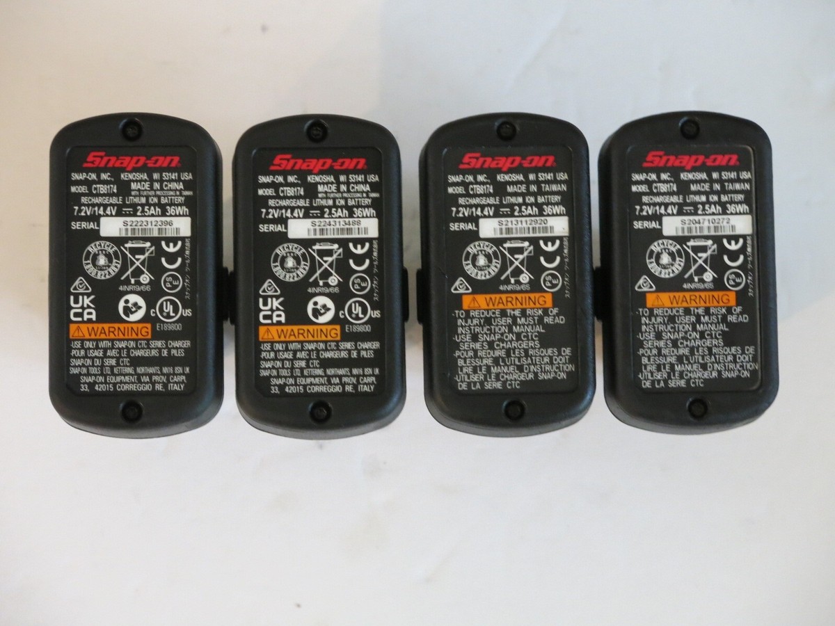 Snap-on™•CTB8174•7.2V/14.4V Battery•2.5Ah For CTR861•CTS861