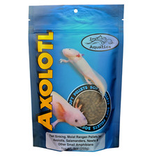 Soft Pellets for Axolotls - Moist Sinking Diet Axolotl, Newts, Salamanders 9 OZ