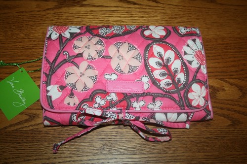 Vera Bradley Jewelry Organizer Travel ALL WRAPPED UP JEWELRY ROLL case bag NEW - Picture 6 of 50