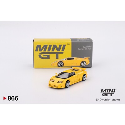Mini GT - Bugatti EB110 Super Sport Giallo Bugatti - MGT00866 (LHD)