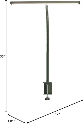 Adjustable Green LED Desk Light with USB Adapter – Energy Efficient & Stylish - Picture 9 of 9