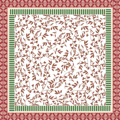1 Tischdecke Jenna aus Linclass  Airlaid 80 x 80 cm - Einweg Herbst Ornamente