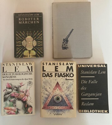 Stanislaw Lem Konvolut mit Robotermärchen DDR Futur. Kongress 1. Ausgaben Fiasko