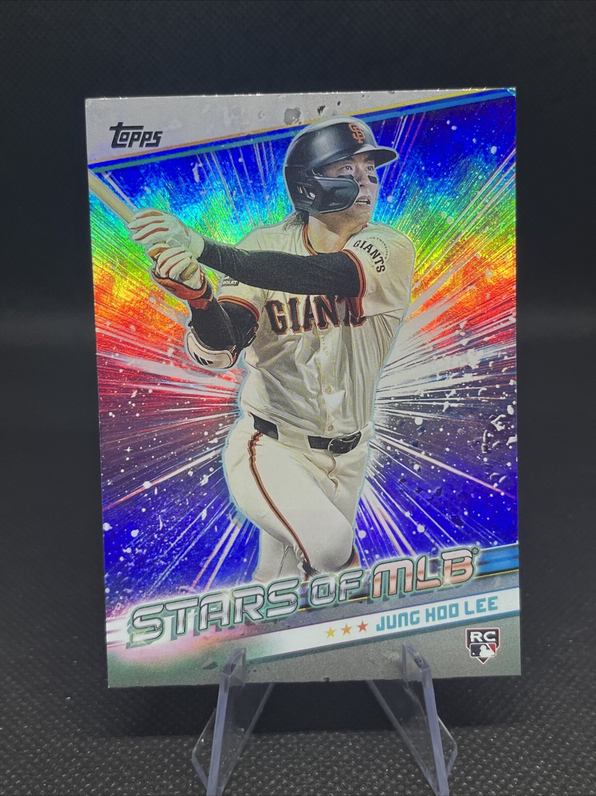 Jung Hoo Lee Stars Of MLB Rookie RC 2024 Topps Update Card #82 Giants