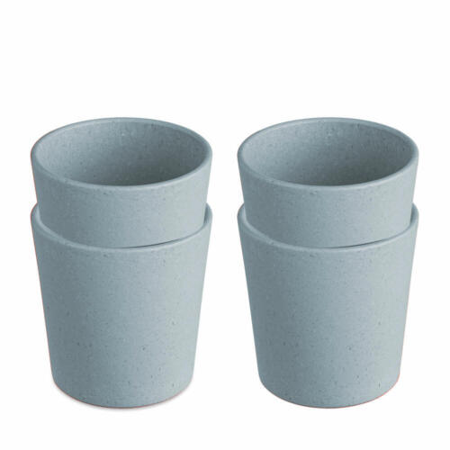 Koziol Tasse Connect Cup S, set de 4, plastique, Nature Flower Blue, 190 ml - Photo 1/6