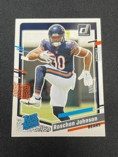2023 Panini Donruss ROSCHON JOHNSON Rated Rookie RC Chicago Bears #314