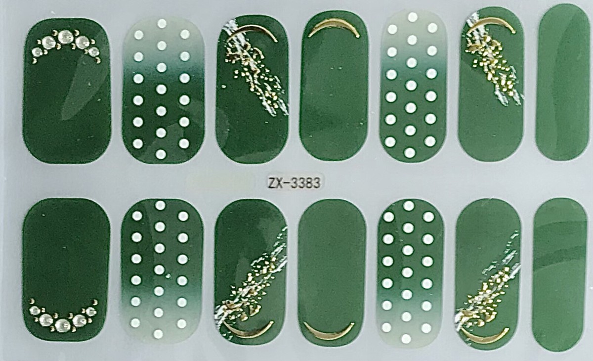 Color Gel Nail Polish Strips . ZX-3383. . Read Description Below