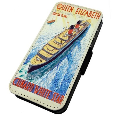 AUSVERKAUF bedruckte Klapp-Handyhülle für iPhone Queen Elizabeth
