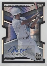 2023 Panini Elite Extra Edition Signatures Die-Cut 327/399 Hiro Wyatt Auto 14ld