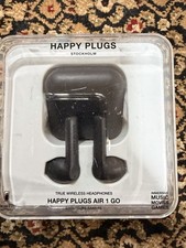 AUTHENTIC Happy Plugs Air 1 Go True Wireless in-Ear Earbuds Black 1671