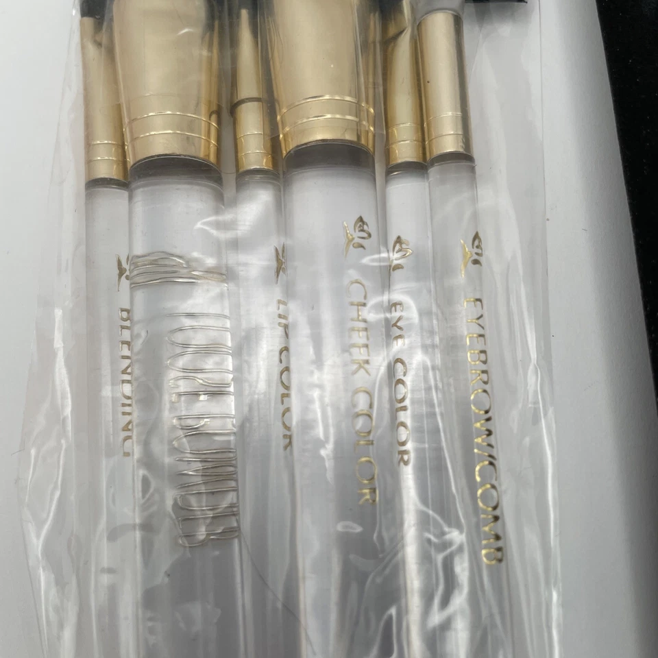 Mary Kay Essential Brush Collection Nuevo Con Estuche - Juego de 6 Cepillos Tamaño Completo Foto 4 de 4