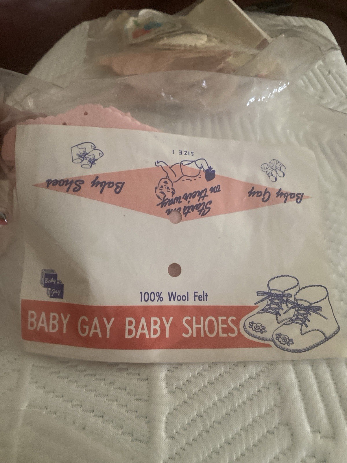 (4) Vintage Baby Shoe Kits Baby Gay, Welcome Baby… - image 4