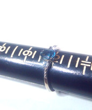London Blue Topaz Sterling Silver Ring Size 10