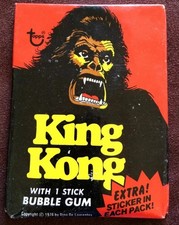 1976 TOPPS KING KONG Movie cards 1 Wax Pack