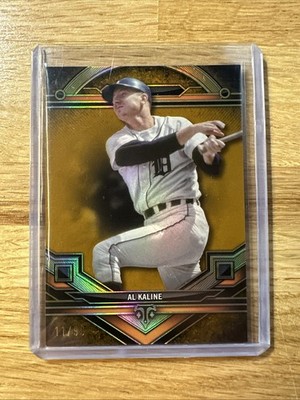 2024 Topps Triple Threads Baseball #190 Al Kaline Gold #/99 Tigers