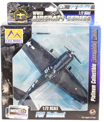 Easy Model Winged Ace F6F Hellcat 1:72 VF-6 USS Intrepid 1944 #37298 Box
