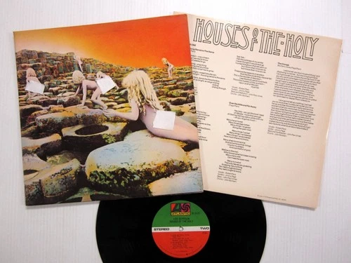 LED ZEPPELIN Houses of the Holy LP 1970s Reissue Presswell pressing VG++