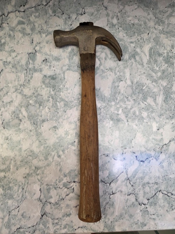 Vintage Dunlap 1lb head claw hammer
